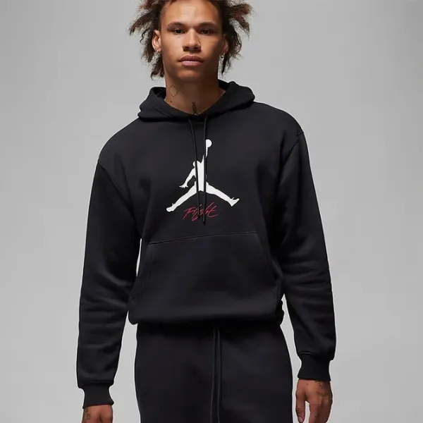 Толстовка для мужчин Jordan Ess Flc Baseline Hoodie Прямой/ Черный photo 2 Толстовка для мужчин Jordan Ess Flc Baseline Hoodie Прямой/ Черный photo 2