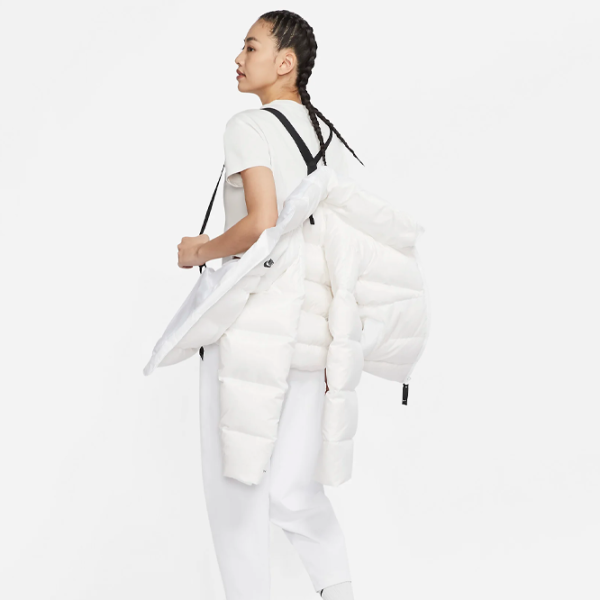 Scurtă pentru femei Nike W Nsw Tf City Jkt M/ White photo 3