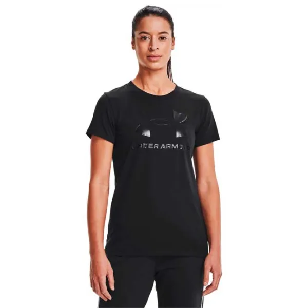 Tricou pentru femei Under Armour UA W SPORTSTYLE LOGO SS-BLK 40% poliester/ Black photo 3 Tricou pentru femei Under Armour UA W SPORTSTYLE LOGO SS-BLK 40% poliester/ Black photo 3