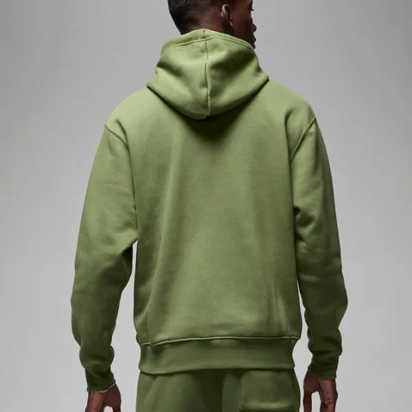 Толстовка для мужчин Jordan Ess Flc Baseline Hoodie Прямой/ Зелёный photo 3 Толстовка для мужчин Jordan Ess Flc Baseline Hoodie Прямой/ Зелёный photo 3