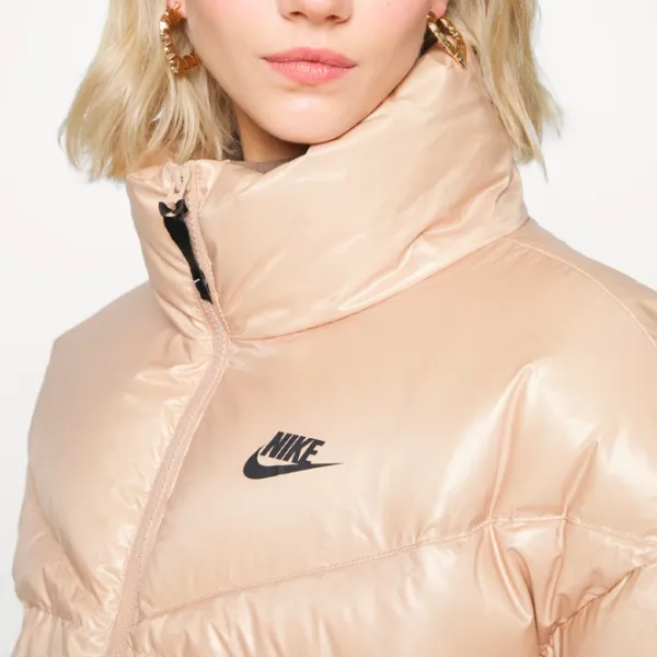Scurtă pentru femei Nike W Nsw Tf City Jkt L/ Beige photo 4