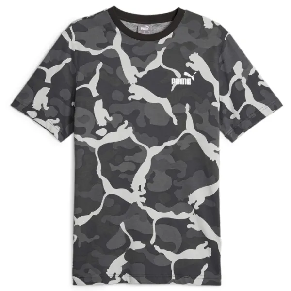 Футболка для мужчин Puma Ess+ Camo Aop Tee 100% хлопок/ Черный photo 2
