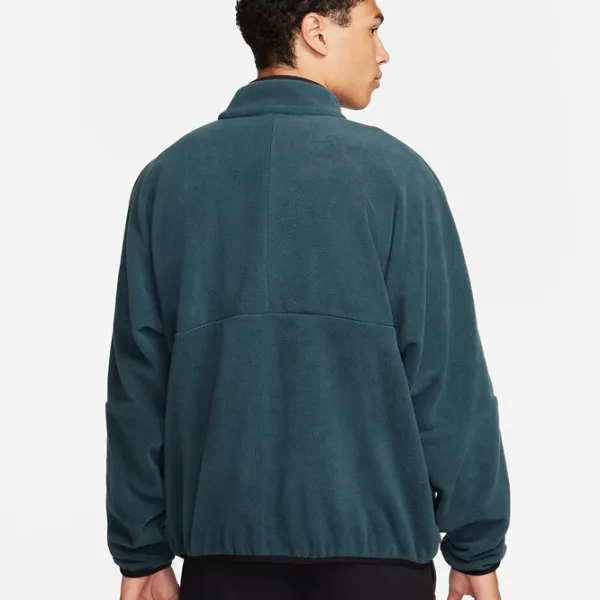 Hanorac pentru bărbați Nike M Nk Club+ Plr Ls Hz Top Drept/ Teal photo 3