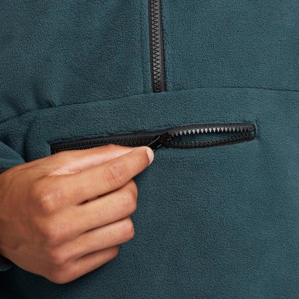 Hanorac pentru bărbați Nike M Nk Club+ Plr Ls Hz Top Drept/ Teal photo 7