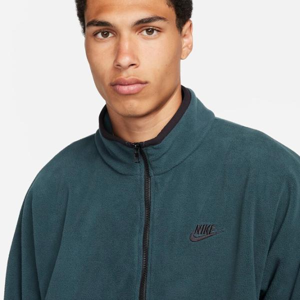 Hanorac pentru bărbați Nike M Nk Club+ Plr Ls Hz Top Drept/ Teal photo 5