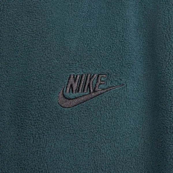 Hanorac pentru bărbați Nike M Nk Club+ Plr Ls Hz Top Drept/ Teal photo 6
