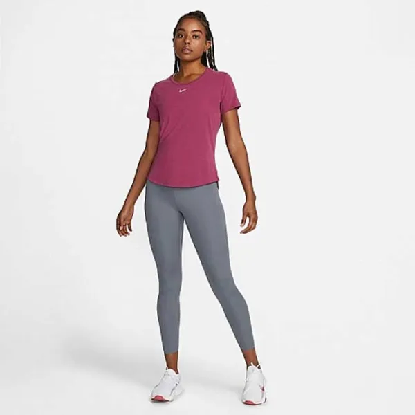 Футболка для женщин Nike W Nk One Luxe Df Ss Std Top 7% лиоцелл/ Фиолетовый photo 4