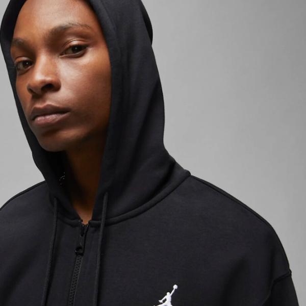 Толстовка для мужчин Jordan Essentials Full-Zip Fleece Прямой/ Черный photo 5 Толстовка для мужчин Jordan Essentials Full-Zip Fleece Прямой/ Черный photo 5