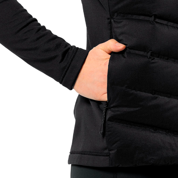 Scurtă pentru femei Jack Wolfskin Tasman Down Hybrid W M/ Black photo 5