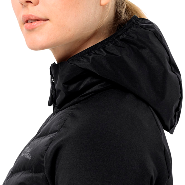 Куртка для женщин Jack Wolfskin Tasman Down Hybrid W XL/ Черный photo 4 Куртка для женщин Jack Wolfskin Tasman Down Hybrid W XL/ Черный photo 4