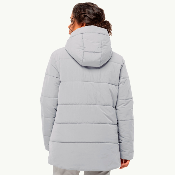 Куртка для женщин Jack Wolfskin Karolinger Long Jkt W XL/ Серый photo 3 Куртка для женщин Jack Wolfskin Karolinger Long Jkt W XL/ Серый photo 3