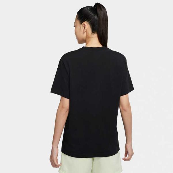 Tricou pentru femei Nike W Nsw Essntl Tee Bf Lbr Bumbac/ Black photo 4