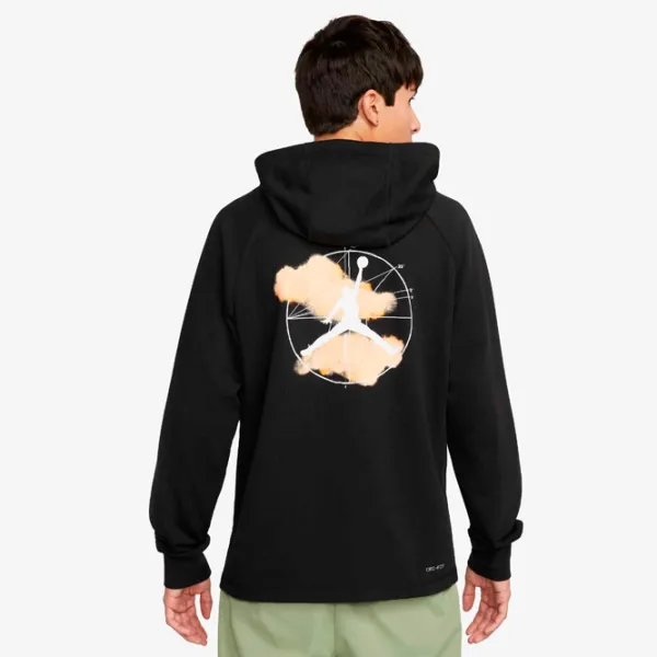 Толстовка для мужчин Nike M Jordan Df Sprt Gfx Fleece Po Прямой/ Черный photo 3