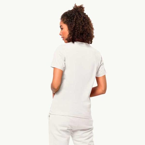 Tricou pentru femei Jack Wolfskin Essential T W Bumbac/ White photo 5