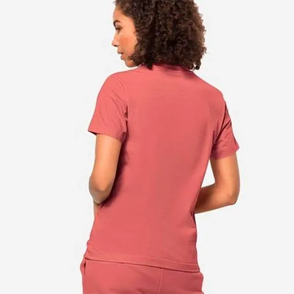 Tricou pentru femei Jack Wolfskin Essential T W Bumbac/ Nebula Pink photo 3 Tricou pentru femei Jack Wolfskin Essential T W Bumbac/ Nebula Pink photo 3