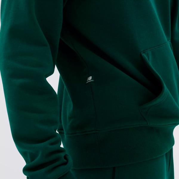 Hanorac pentru bărbați New Balance Hoodie Essentials Fleece Drept/ Green photo 7 Hanorac pentru bărbați New Balance Hoodie Essentials Fleece Drept/ Green photo 7