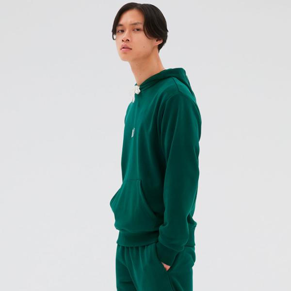 Толстовка для мужчин New Balance Hoodie Essentials Fleece Прямой/ Зелёный photo 2 Толстовка для мужчин New Balance Hoodie Essentials Fleece Прямой/ Зелёный photo 2