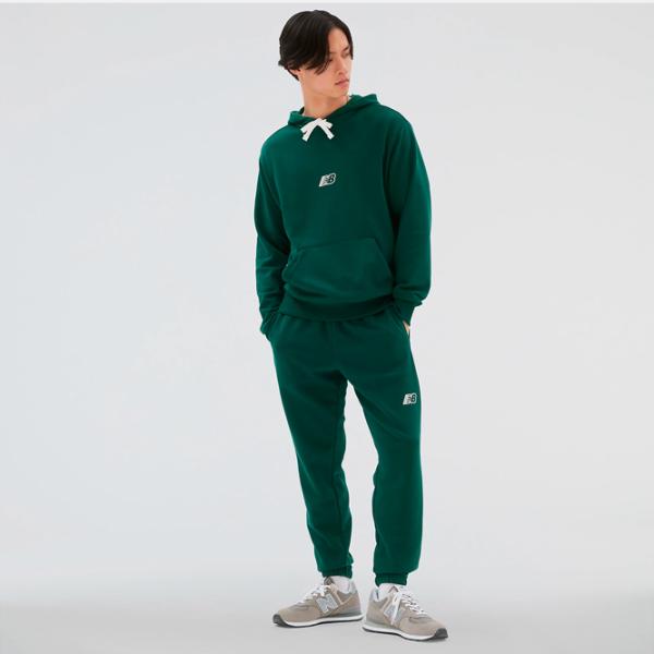 Толстовка для мужчин New Balance Hoodie Essentials Fleece Прямой/ Зелёный photo 6 Толстовка для мужчин New Balance Hoodie Essentials Fleece Прямой/ Зелёный photo 6