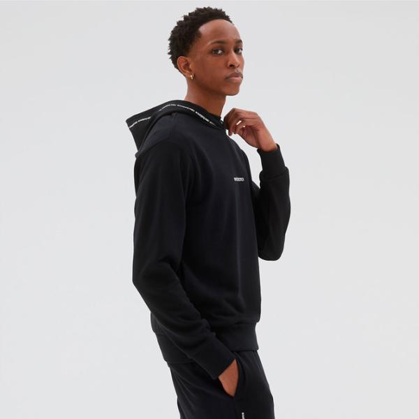 Толстовка для мужчин New Balance Hoodie Essentials Fleece Прямой/ Черный photo 2 Толстовка для мужчин New Balance Hoodie Essentials Fleece Прямой/ Черный photo 2