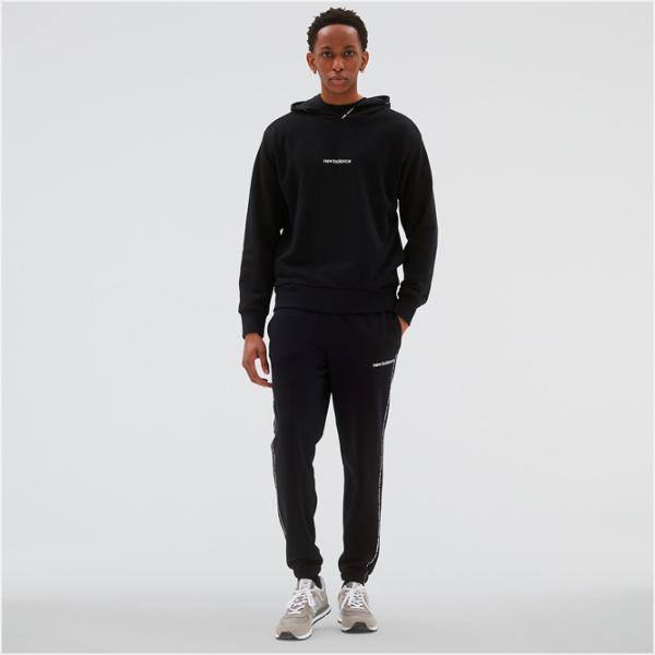 Толстовка для мужчин New Balance Hoodie Essentials Fleece Прямой/ Черный photo 6 Толстовка для мужчин New Balance Hoodie Essentials Fleece Прямой/ Черный photo 6