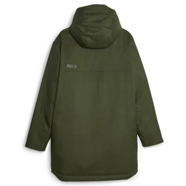 Scurtă pentru bărbați Puma Hooded Padded Parka Demisezon/ Green photo 2