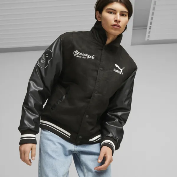 Scurtă pentru bărbați Puma Team Varsity Demisezon/ Black photo 3