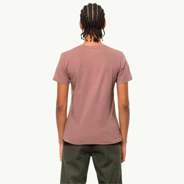 Футболка для женщин Jack Wolfskin Nature T W Хлопок/ Розовый photo 3