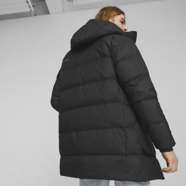 Scurtă pentru bărbați Puma Protective Hooded Down Coat Iarnă/ Black photo 4