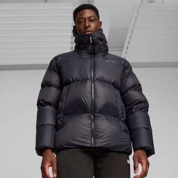 Scurtă pentru bărbați Puma Hooded Ultra Down Puffer Demisezon/ Black photo 3