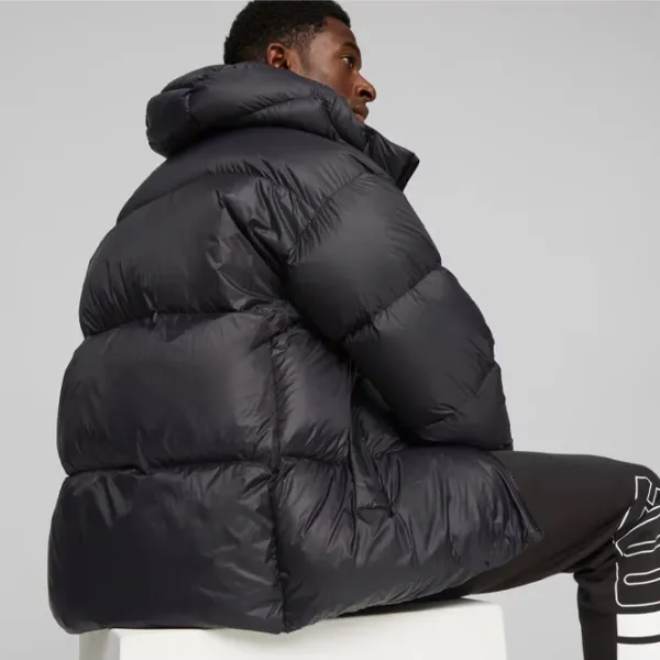 Scurtă pentru bărbați Puma Hooded Ultra Down Puffer Demisezon/ Black photo 4