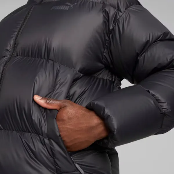 Scurtă pentru bărbați Puma Hooded Ultra Down Puffer Demisezon/ Black photo 5
