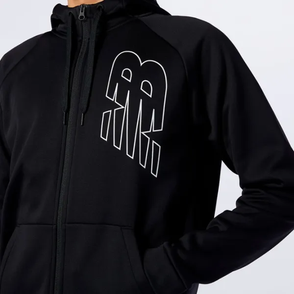 Hanorac pentru bărbați New Balance Tenacity Performance Fleece Drept/ Black photo 5 Hanorac pentru bărbați New Balance Tenacity Performance Fleece Drept/ Black photo 5