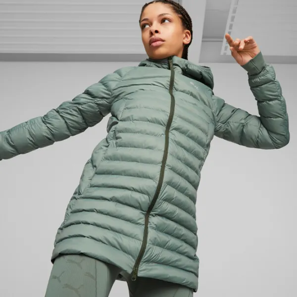 Куртка для женщин Puma Packlite Primaloft Long Hooded Jacket XS/ Эвкалипт photo 3