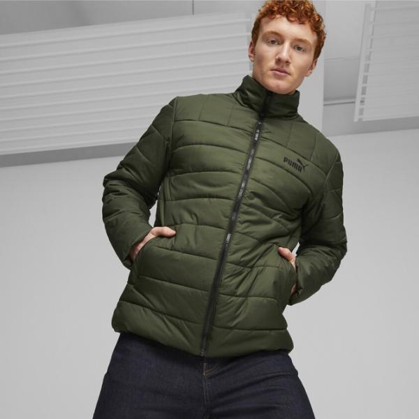 Scurtă pentru bărbați Puma Ess+ Padded Demisezon/ Green photo 3