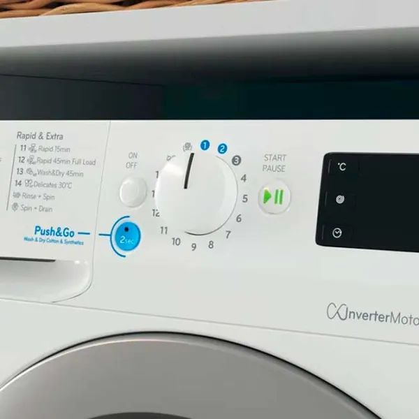 Стиральная машина Indesit BDE 86436 WSV EE 8 кг / 1400 об/мин / Белый photo 5