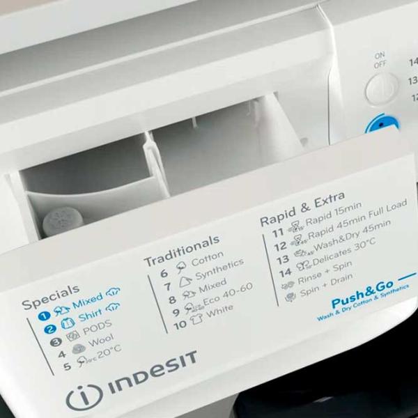 Стиральная машина Indesit BDE 86436 WSV EE 8 кг / 1400 об/мин / Белый photo 6