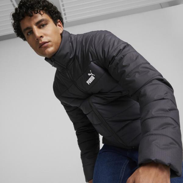 Scurtă pentru bărbați Puma Ess+ Padded Demisezon/ Black photo 3
