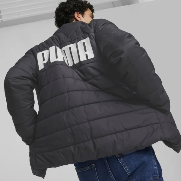 Scurtă pentru bărbați Puma Ess+ Padded Demisezon/ Black photo 4