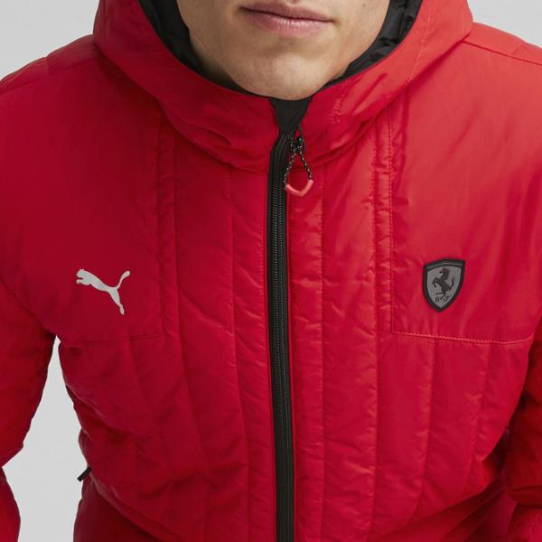 Scurtă pentru bărbați Puma Ferrari Style Reversible Padded Demisezon/ Black photo 4