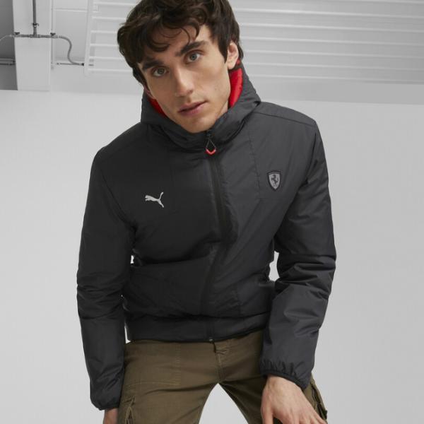 Scurtă pentru bărbați Puma Ferrari Style Reversible Padded Demisezon/ Black photo 3
