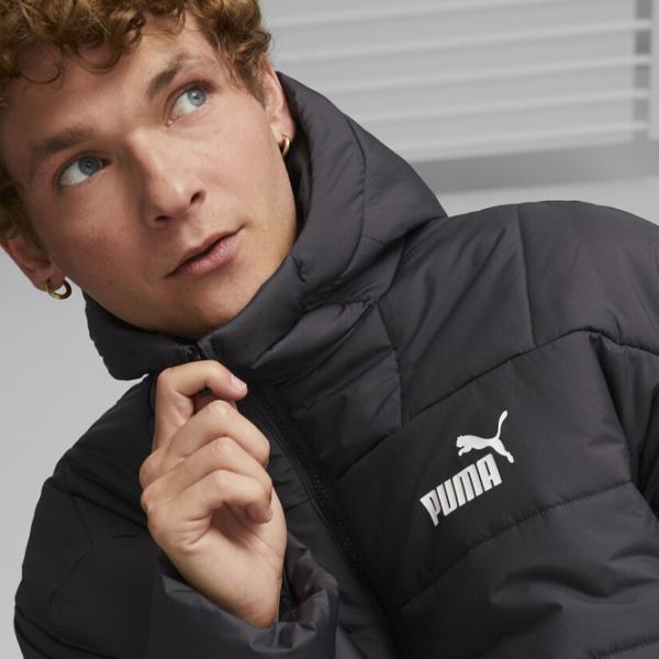 Куртка для мужчин Puma Ess+ Hooded Padded Coat Демисезон/ Черный photo 5