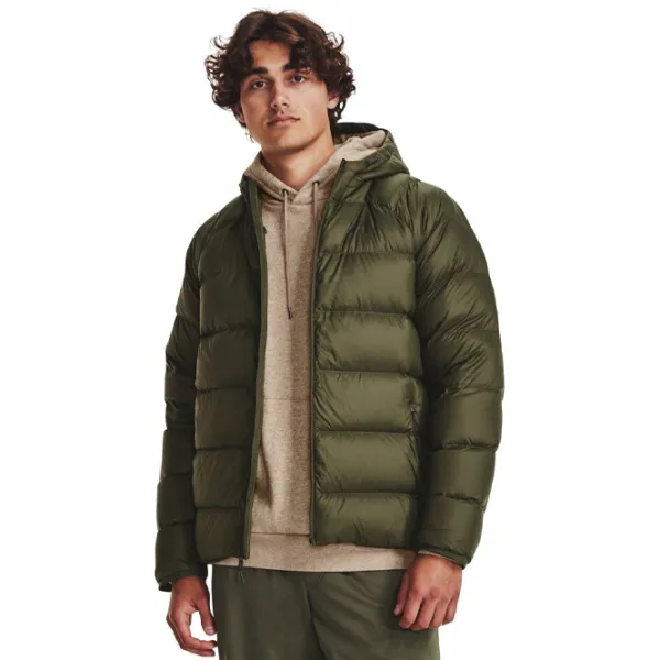 Scurtă pentru bărbați Under Armour Strm Armour Down 2.0 Jkt Iarnă/ Olive Green photo 3
