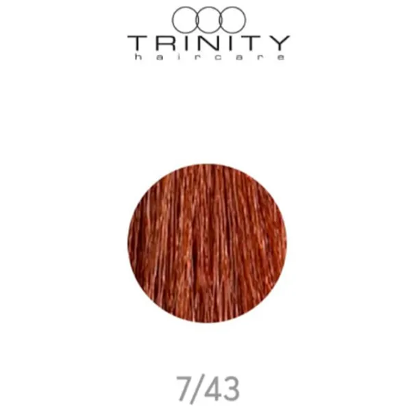 Vopsea de păr Trinity COT Cod culoare: 7/ 43, 90 ml photo 6