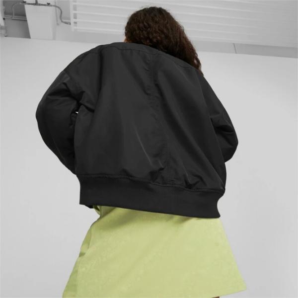 Куртка для женщин Puma T7 Shiny Bomber Jacket S/ Черный photo 4 Куртка для женщин Puma T7 Shiny Bomber Jacket S/ Черный photo 4
