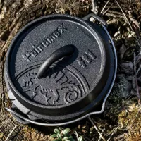 Ceaun pentru grătar Petromax Dutch Oven ft1 1l / Fontă / Black photo 3