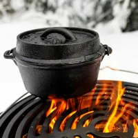 Ceaun pentru grătar Petromax Dutch Oven ft1 1l / Fontă / Black photo 4