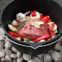 Ceaun pentru grătar Petromax Dutch Oven ft1 1l / Fontă / Black photo 5