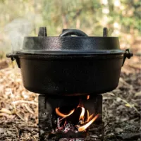 Ceaun pentru grătar Petromax Dutch Oven FT12 10.8l / Fontă / Black photo 5
