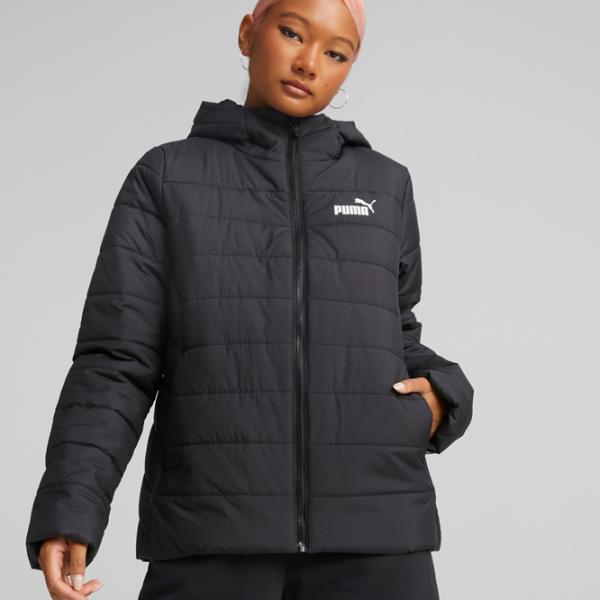Куртка для женщин Puma Ess Hooded Padded Jacket S/ Черный photo 3