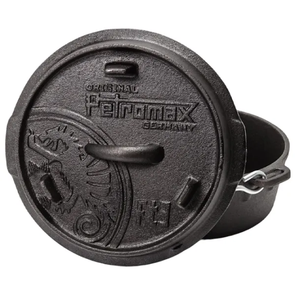 Ceaun pentru grătar Petromax Dutch Oven ft 3 1.8l / Fontă / Black photo 2